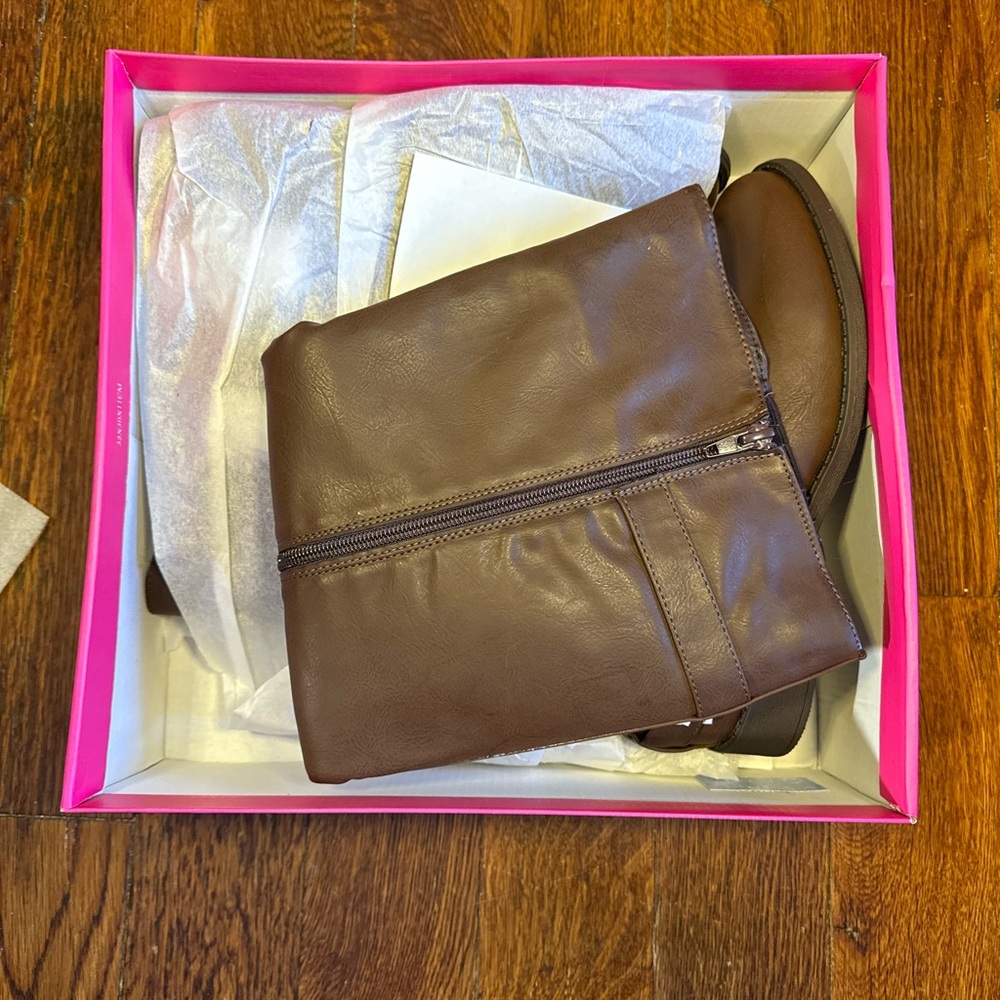 Shoe Dazzle Brown leather Boots - Picture 6 of 8